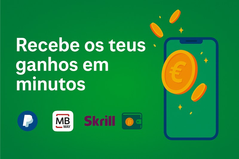 Levantamentos imediatos: ganhos rápidos com conta e método validados